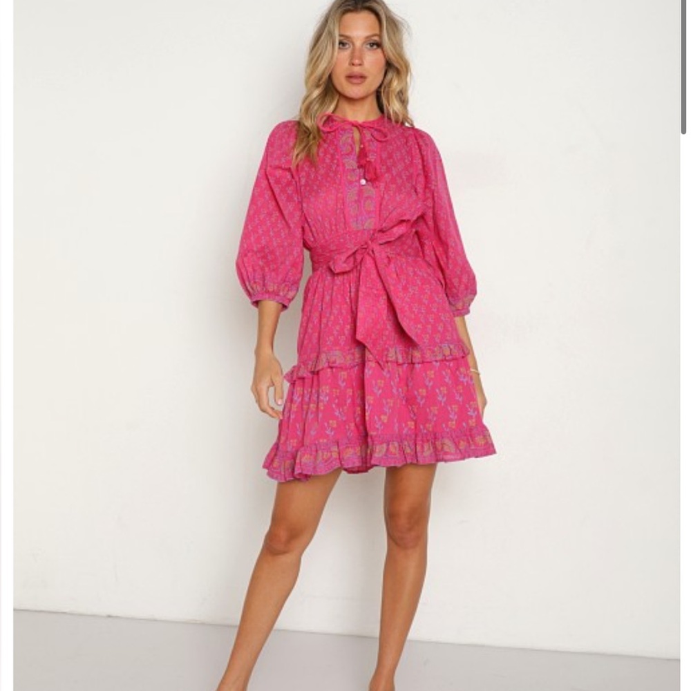 Cleobella demi mini dress ditzy print